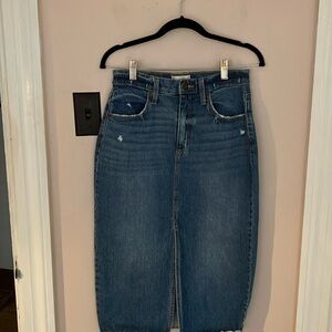 Universal Thread denim midi skirt